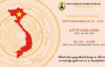 văn phòng thám tử VDT – Thông báo lịch nghỉ lễ Giỗ Tổ Hùng Vương, ngày 30/4 và 1/5/2019